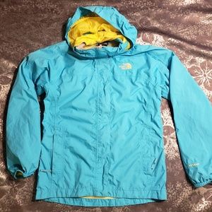 Kids North face rain jacket